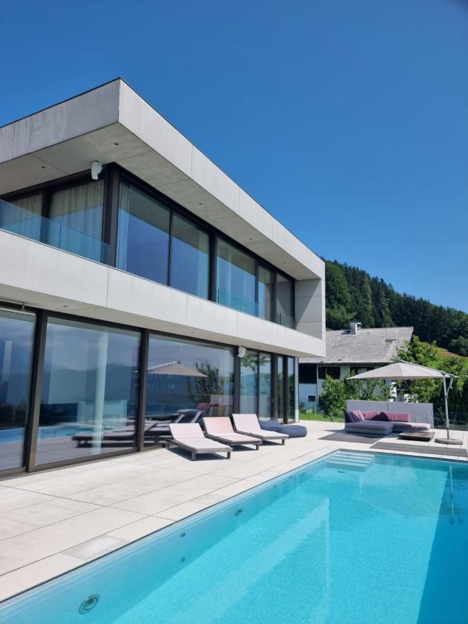Attersee Luxury Design Villa With Dream Views, Large Pool And Sauna Nussdorf am Attersee Εξωτερικό φωτογραφία